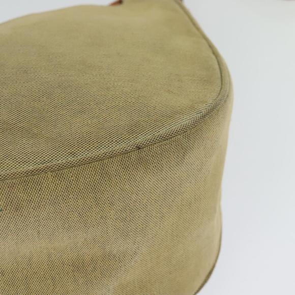 BURBERRY Blue Label Shoulder Bag Canvas Beige Gold Auth...